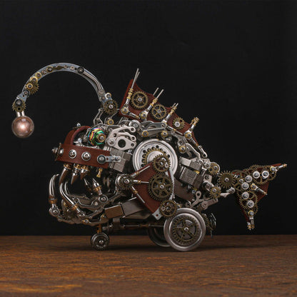 Tern Fish mechanical puzzle fish steampunk aquatic model DIY build kit fish