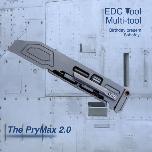 The PryMax 2.0: All-In-1 Titanium Multi-function Pry Bar